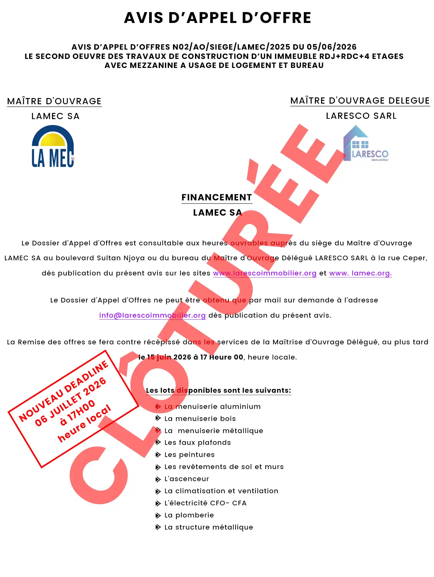 LA MEC SECOND OEUVRE cloture copie